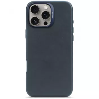 Decoded kožna zaštita za stražnju stranu za iPhone 16 Pro Max, kompatibilna s MagSafe, Navy