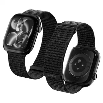 Spigen WBF01 narukvica za Apple Watch 8/9/10/11/SE/Ultra (44/45/46/49 mm), crna