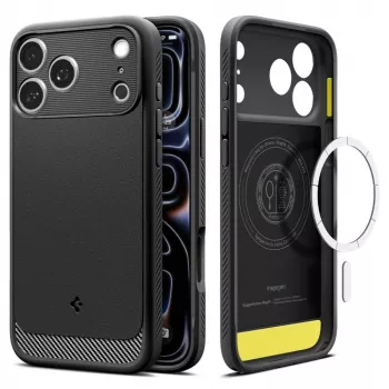 Spigen Rugged Armor Mag MagSafe futrola za iPhone 18 Pro Max / 17 Pro Max mat crna
