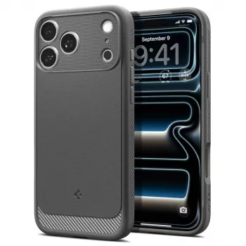 Spigen Rugged Armor Mag MagSafe futrola za iPhone 18 Pro Max / 17 Pro Max siva