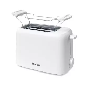 Tristar BR-1061 toster s nastavkom za peciva, funkcija odmrzavanja, funkcija zagrijavanja, zaštita od pregrijavanja, bijeli