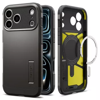 Spigen Tough Armor T MagSafe futrola za iPhone 17 Pro / 18 Pro - Gunmetal