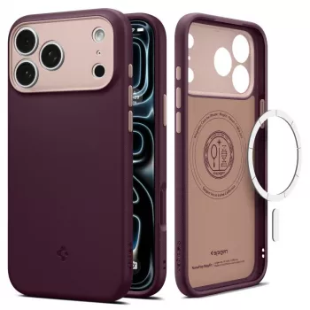 SPIGEN Nano Pop MagSafe iPhone 17 Pro / 18 Pro futrola Burgundy Bean