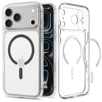 Spigen Ultra Hybrid MagSafe futrola za iPhone 17 Pro Max / 18 Pro Max – prozirna/grafitna