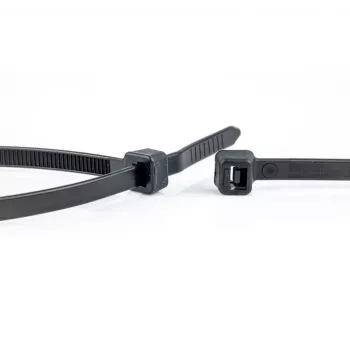 WKK 110256071 Cable Tie 430 mm x 4.8 mm Black UV-Stabilized 100 pcs