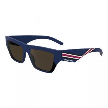 Karl Lagerfeld uniseks sunčane naočale KL6163S-401, crni okvir, sive leće, 59/17/145 mm