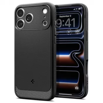 Spigen Rugged Armor Mag MagSafe futrola za iPhone 18 Pro / 17 Pro – mat crna
