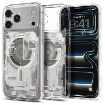 SPIGEN Ultra Hybrid MagSafe futrola za iPhone 17 Pro Max / 18 Pro Max, Zero One Natural Titanium