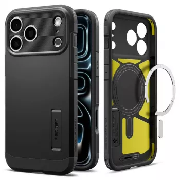 Spigen Tough Armor T MagSafe maska za iPhone 17 Pro Max / 18 Pro Max – crna
