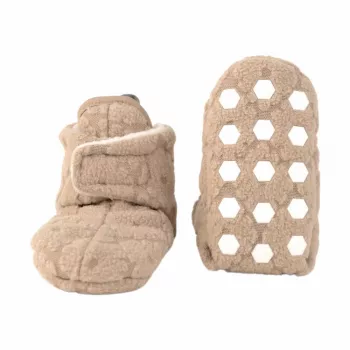 Lodger Slipper Folklore Fleece papuče za bebe, bež, 12-18 mjeseci
