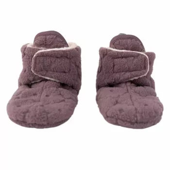 Lodger Slipper Folklore flisane dječje papuče, mauve, 6-12 mjeseci
