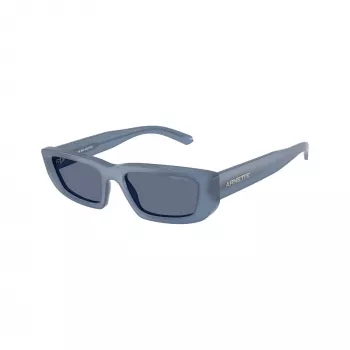 Arnette AN4357-124872 Women's Square Sunglasses, Transparent Grey Frame, Dark Grey Lenses, 53mm