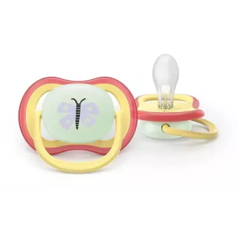 Philips AVENT Ultra Air noćna duda 0-6 mjeseci, 2 kom, svijetli u mraku