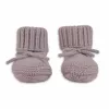 Lodger Slipper merino vunene dječje papuče, rose, 0-6 mjeseci