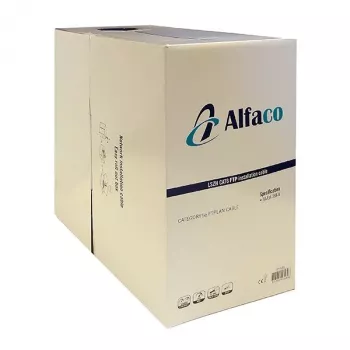 DSIT Alfaco Cat5e F/UTP mrežni kabel s punom jezgrom, 305m kolut, sivi, LSZH Eca