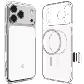 Spigen Ultra Hybrid T MagSafe futrola za iPhone 17 Pro / 18 Pro, Glossy White