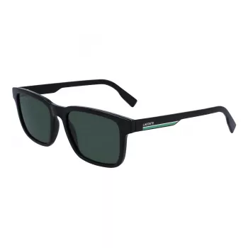 Lacoste muške L997S-1 pravokutne sunčane naočale, crno-sive, 54mm