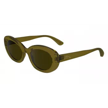 Longchamp LO756S ženske četvrtaste sunčane naočale, Havana okvir, smeđe gradient staklo, 50/21/140 mm LO756S5021200