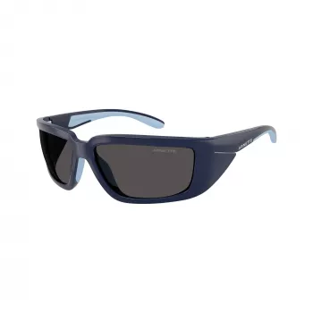 Arnette AN4355-275987 Men's Rectangular Sunglasses, Matte Black Frame, Grey Lenses, 62-16-125 mm