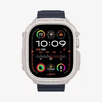 Spigen Rugged Armor futrola za Apple Watch Ultra 1/2/3 (49mm) - Dune Beige