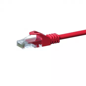 DSIT CAT 5e U/UTP mrežni kabel, 0,25 m, crveni, CCA, RJ45 DC-C55-002