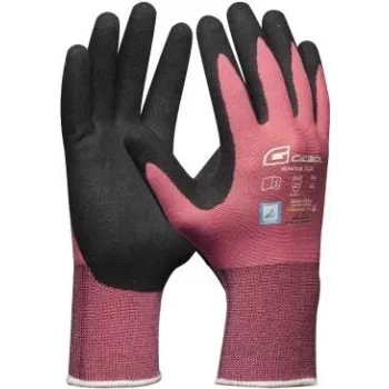 GEBOL Master Flex Lady radne rukavice veličina 8 crno-ružičaste 709944