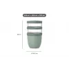 MEPAL Thermo Lunchpot Ellipse Insulated Food Container Nordic Sage 700 ml 107658094700