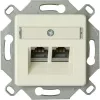 HEINRICH KOPP Cat.6a Shielded RJ45 Network Socket Insert, Aluminium, 1-Port, LSA 920100004