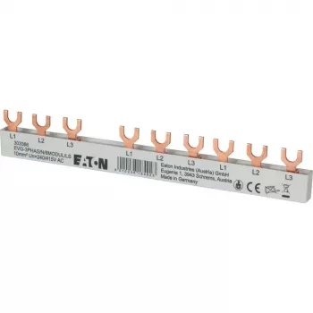 Eaton 3-fazna viljuškasta sabirnica 10mm² 6 modula 63A EVG3PHAS/N/6MODUL/LS 303366