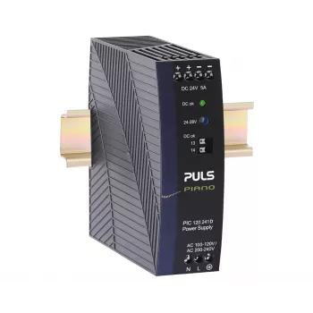 PULS Piano DIN-Rail Power Supply 24V DC 5A 120W (PIC120.241D)