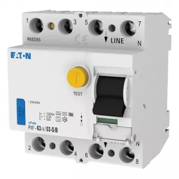 EATON PXF-63/4/03-S/B zaštitna sklopka struje kvara, 63A, 4-polna, 300mA, tip B selektivna 300304