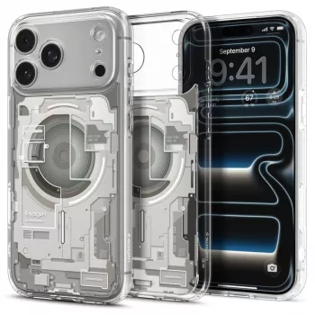 SPIGEN Ultra Hybrid MagSafe futrola za iPhone 17 Pro / 18 Pro, Zero One Natural Titanium