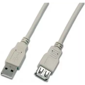 Wirewin USB A-A MF 3.0 GR USB produžni kabel 3 m USB 2.0 sivi