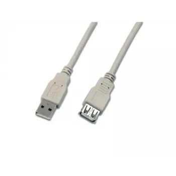 Wirewin USB 2.0 produžni kabel A utikač na A utičnicu 5m sivi USB A-A MF 5.0 GR