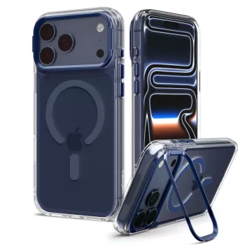 SPIGEN Ultra Hybrid Optik S MagSafe maska za iPhone 17 Pro Max / 18 Pro Max - prozirna/tamnoplava