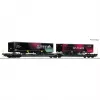 Roco 6600170 DC TX Logistik Sgns Flat Car H0