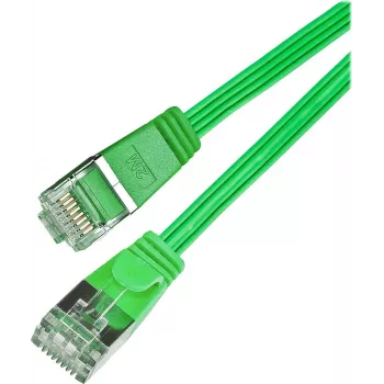 Wirewin Cat.6 Slim patch kabel, STP (PIMF), 0,1 m, zeleni PKW-STP-SLIM-KAT6 0.1 GN