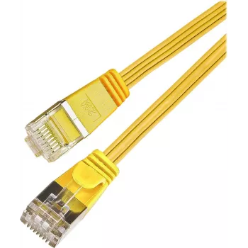 Wirewin Cat.6 SLIM patch kabel, STP(PIMF), 0,75 m, žuti (PKW-STP-SLIM-KAT6 0.75 GE)