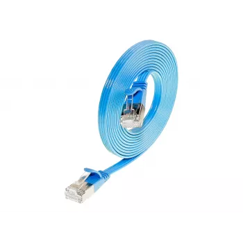 Wirewin Triotronik Cat6 U/FTP Slim patch kabel, 3m, plavi PKW-STP-SLIM-KAT6 3.0 BL