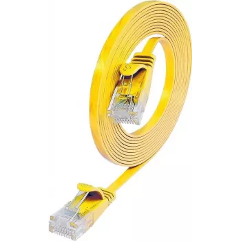 Wirewin SLIM patch kabel U/UTP Cat6 žuti 0,75 m PKW-SLIM-KAT6 0.75 GE