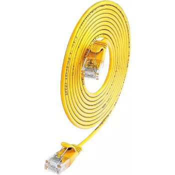 Wirewin SLIM UL6 1 GE - Cat.6 Slim-Light kabel, U/UTP, 1,0 m, žuti (PKW-LIGHT-K6 1.0 GE)