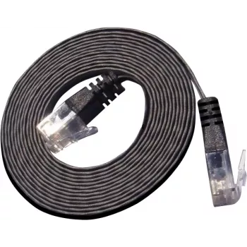 Wirewin Cat.6 Slim Ethernet patch kabel U/UTP 1,5m crni PKW-SLIM-KAT6 1.5 SW