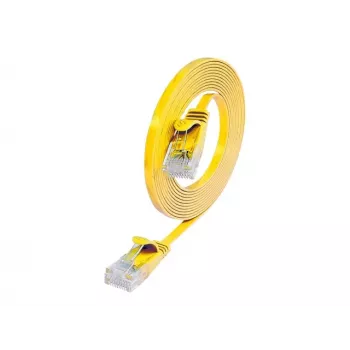 Wirewin SLIM U6 25 GE - Cat.6 Slim Ethernet patch kabel, U/UTP, 25 m, žuti PKW-SLIM-KAT6 25.0 GE
