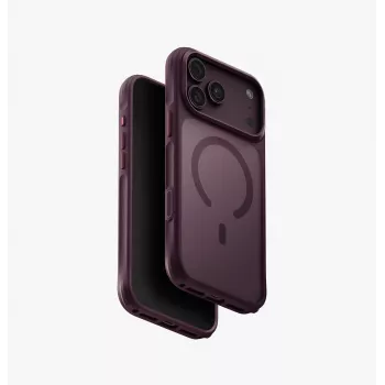 UNIQ Veren MagClick zaštitna futrola s punjenjem za iPhone 18 Pro Max / 17 Pro Max - Smoky Frost