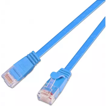 Wirewin Triotronik Cat6 U/FTP Slim Ethernet mrežni kabel, 0,75m, RJ45 utikač na utikač, plavi PKW-STP-SLIM-KAT6 0.75 BL