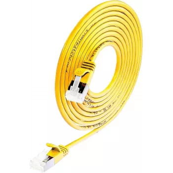 Wirewin Cat 6a U/FTP Slim Ethernet mrežni kabel, žuti, 0,5 m PKW-LIGHT-STP-K6A 0.5 GE