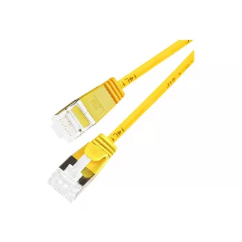 Wirewin Slim Round U/FTP Cat 6a mrežni kabel, 7,0 m, žuti, PoE, 10 Gbps PKW-LIGHT-STP-K6A 7.0 GE