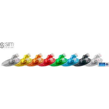 Wirewin SLIM UL6 10 OR - Cat.6 SLIM-Light kabel, U/UTP, 10 m, narančasti PKW-LIGHT-K6 10.0 OR