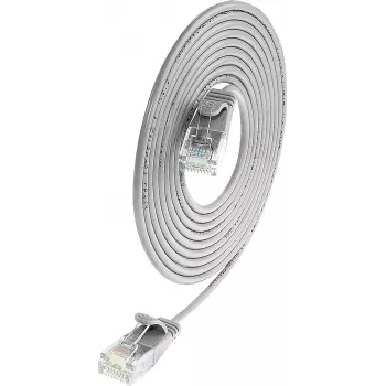 Wirewin SLIM UL6 7,5 m Cat.6 Slim patch kabel, U/UTP, sivi (PKW-LIGHT-K6 7,5)