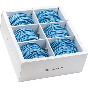 Wirewin SLIM-LS-K6A 0.5 BL 90 - Cat6a U/FTP Slim Ethernet patch kabel, 0,5m, plavi, 90 komada